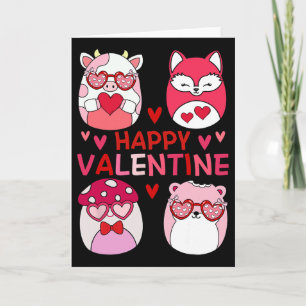 Squish Squad Gelukkige Valentijnscadeaus voor kind Kaart