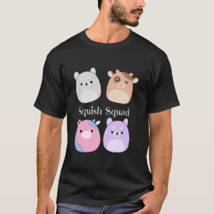Squish Squad Gevulde Dier Mallow Pluche Collector T-shirt
