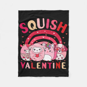 Squish Valentijns Squad Cadeaus Schattig Voor Kind Fleece Deken