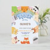 Squishmallow Boy Invitation d'anniversaire (Debout devant)