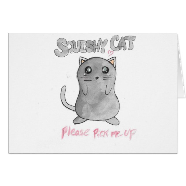 Squishy Cat - Pak me alsjeblieft op (Voorkant Horizontaal)
