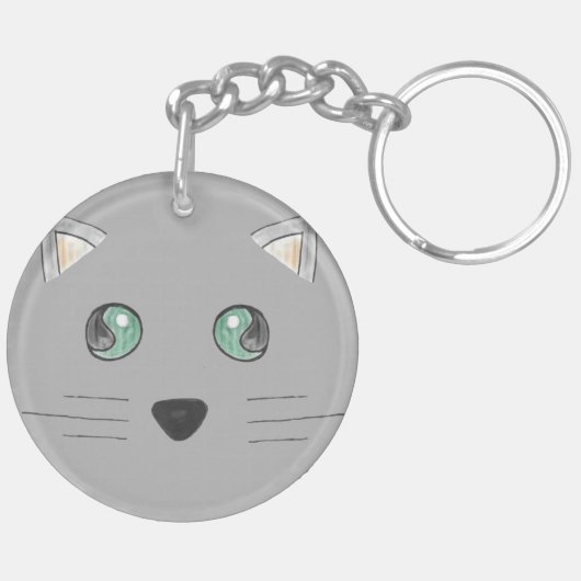 Squishy Cat sleutelhanger (Achterkant Links)