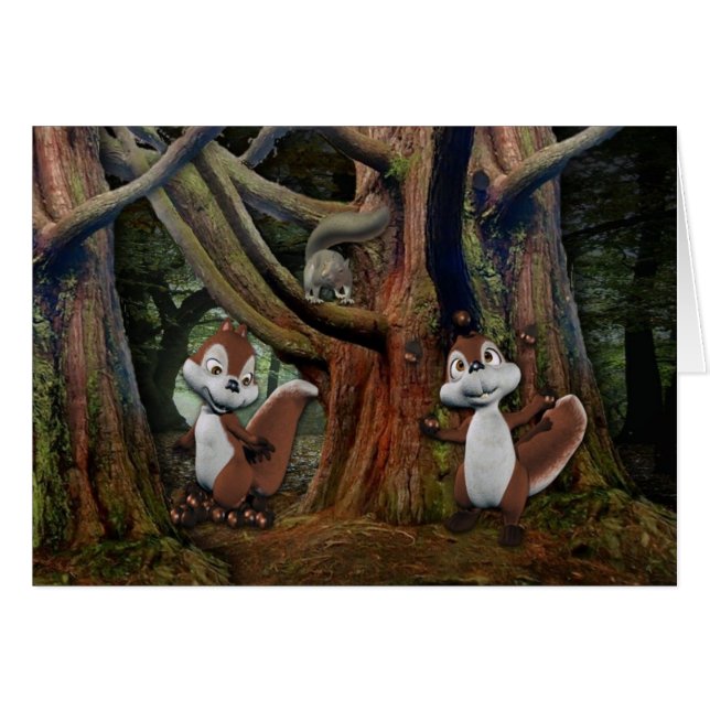 Squrrels espiègle (Devant horizontal)