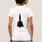 SR71 Blackbird Silhouette T-shirt (Achterkant)