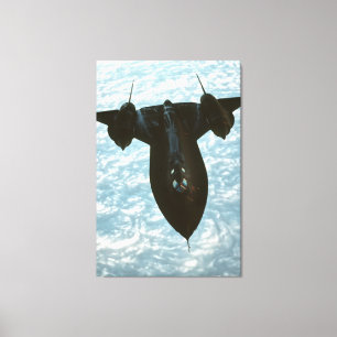 SR-71 BLACKBIRD 32x48 Canvas Afdruk