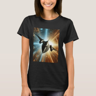 SR-71 Blackbird Blauwdruk Luchtmacht Militaire Jet T-shirt