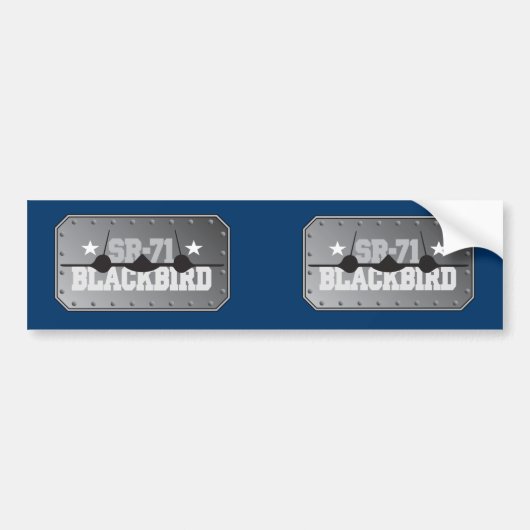 SR-71 Blackbird Bumpersticker (Voorkant)