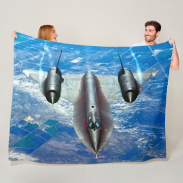 SR-71 BLACKBIRD FLEECE DEKEN