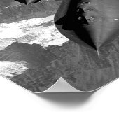 SR-71 Blackbird Flying Poster (Hoek)