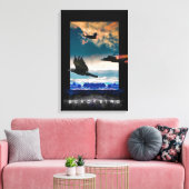 SR-71 Blackbird HIGH RANGERS Canvas Afdrukken (Insitu (Woonkamer))