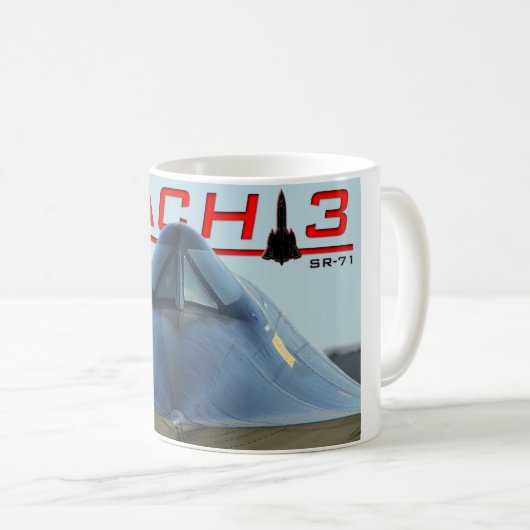 SR-71 Blackbird MACH Mug (Devant droit)