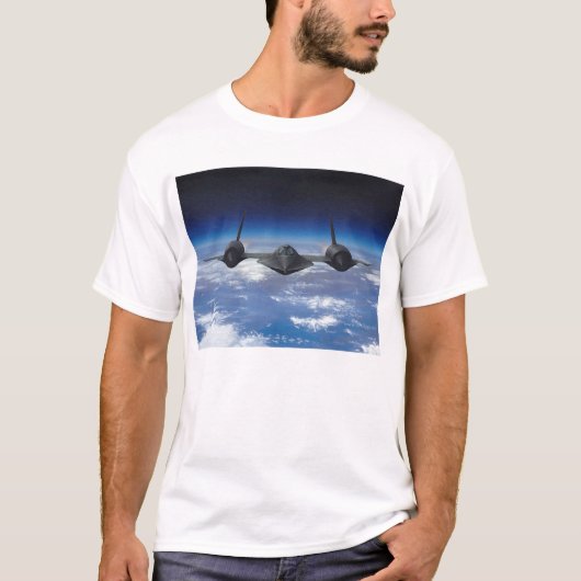 SR-71 Blackbird Mannen Tee Shirt (Voorkant)