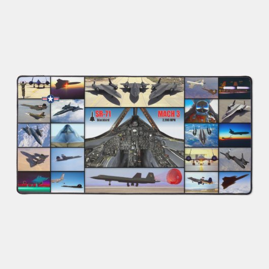 SR-71 BLACKBIRD "MONTAGE" BUREAUMAT (Voorkant)