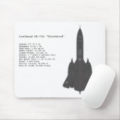 SR-71 Blackbird mousepad Muismat (Met muis)