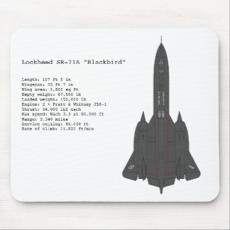 SR-71 Blackbird mousepad Muismat