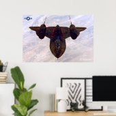 SR-71 BLACKBIRD POSTER (Thuiskantoor)