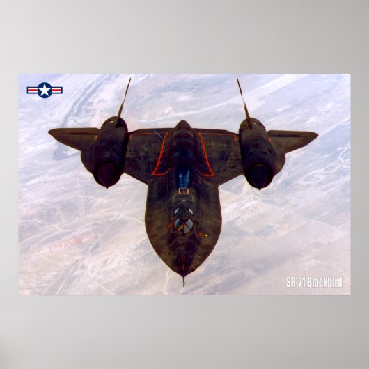 SR-71 BLACKBIRD POSTER (Voorkant)