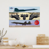 SR-71 BLACKBIRD POSTER (Keuken)