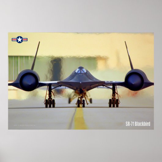 SR-71 BLACKBIRD POSTER (Voorkant)