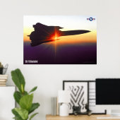 SR-71 BLACKBIRD POSTER (Thuiskantoor)
