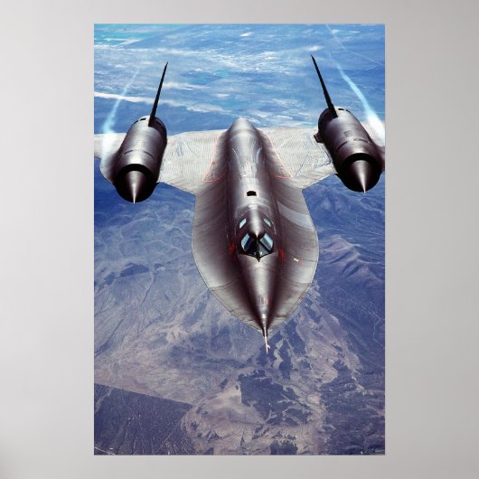SR-71 Blackbird Poster (Voorkant)