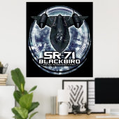 SR-71 Blackbird Poster (Thuiskantoor)