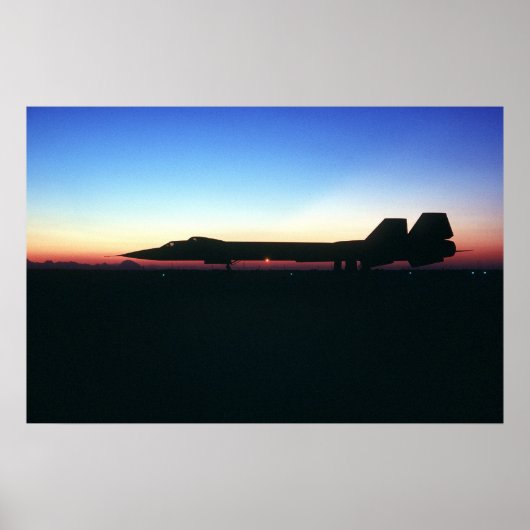 SR-71 Blackbird Poster (Voorkant)
