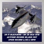 SR-71 Blackbird POSTER (Devant)