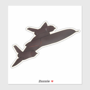 SR-71 Blackbird, Spy Plane Vliegtuig Sticker