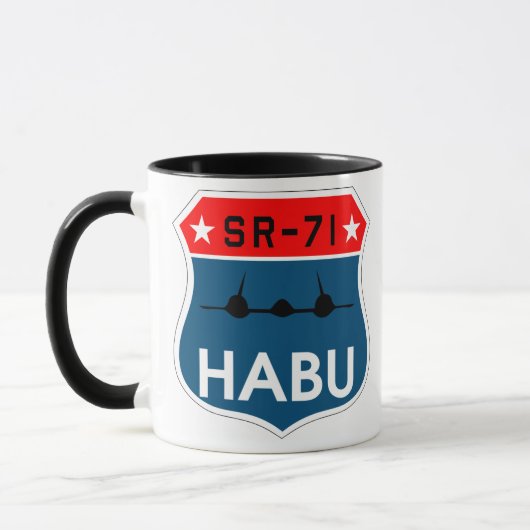 SR-71 Herdenkingsinitiatief Habu Mach 3 Mok (Links)