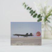 SR-71 merel Briefkaart (Staand voorkant)