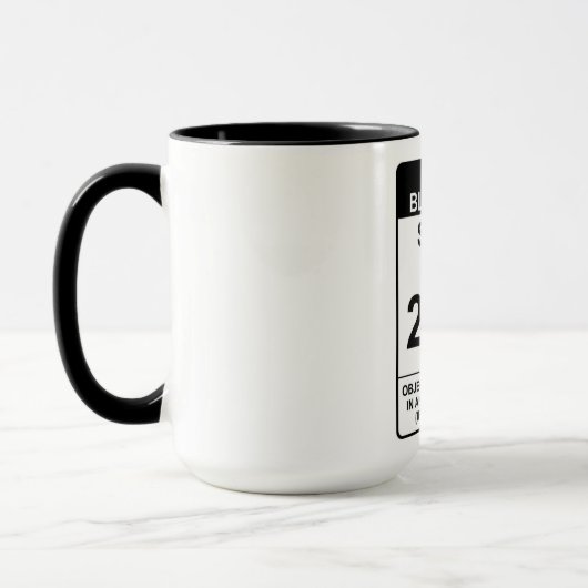 SR-71 Mug d'oiseaux noirs (Gauche)