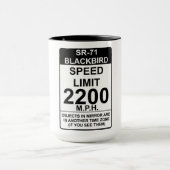 SR-71 Mug d'oiseaux noirs (Centre)