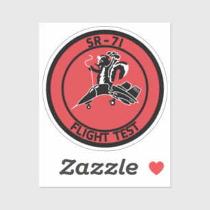 SR-71 Vluchttestbadge Sticker