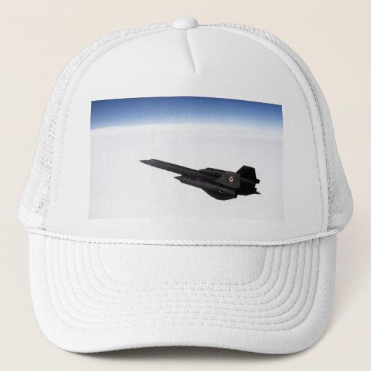 SR-71 zwarte vogel Trucker Pet (Voorkant)