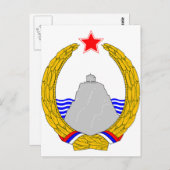 SR Montenegro wapenschild Briefkaart (Voorkant / Achterkant)