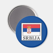 Srbija Magneet (Voorkant / Achterkant)
