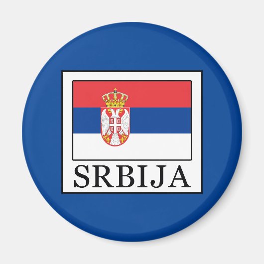 Srbija Magneet (Voorkant)