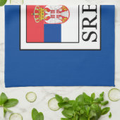 Srbija Theedoek (Gevouwen)