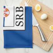 Srbija Theedoek (Quarter Fold)