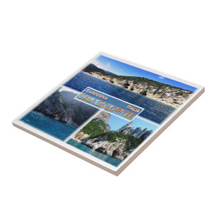 SRD004 NUORO, Baunei, Sardinië, Italië Tegeltje