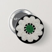 Srebrenica cvijet ronde button 5,7 cm (Voorkant /achterkant)