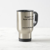 SRG Logo Port-a-kop koffie! Reisbeker (Voorkant rechts)
