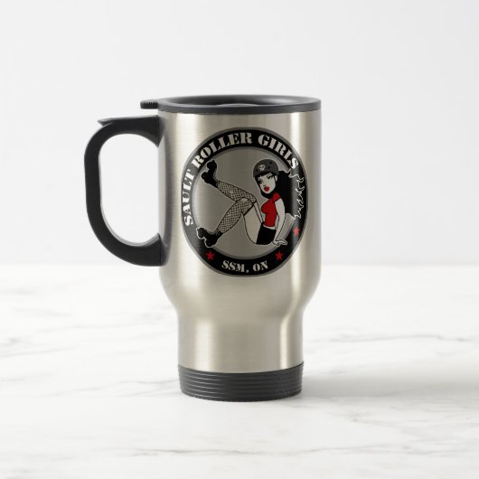 SRG Logo Port-a-kop koffie! Reisbeker (Links)