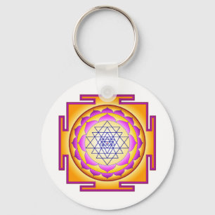 Sri Chakra Goddess Shri Lalitha Tripura Sundari Sleutelhanger