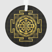 Sri d'or Yantra/Sri Chakra (dos)