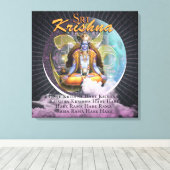 SRI KRISHNA - Toile imprimée (Insitu (Plancher de Bois))