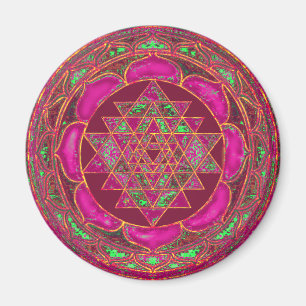 Sri Lakshmi Yantra Mandala Magneet