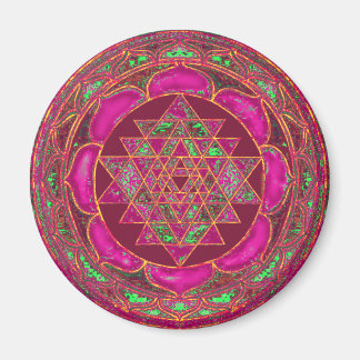 Sri Lakshmi Yantra Mandala Magneet
