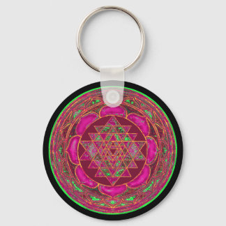 Sri Lakshmi Yantra Mandala Sleutelhanger
